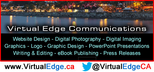 Virtual Edge Communications is located in White Rock, British Columbia serving the world in web design, digital photography, online advertising, PowerPoint, computer graphics, e-marketing, ebook publishing, and more.