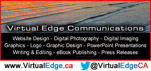 Virtual Edge Communications is located in White Rock, British Columbia serving the world in web design, digital photography, online advertising, PowerPoint, computer graphics, e-marketing, ebook publishing, and more.