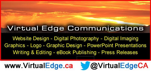 Virtual Edge Communications is located in White Rock, British Columbia serving the world in web design, digital photography, online advertising, PowerPoint, computer graphics, e-marketing, ebook publishing, and more.